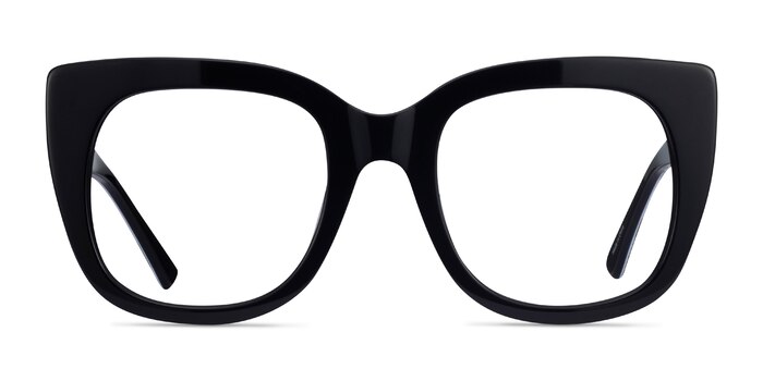 Unique Black & Panther Acetate Eyeglass Frames from EyeBuyDirect