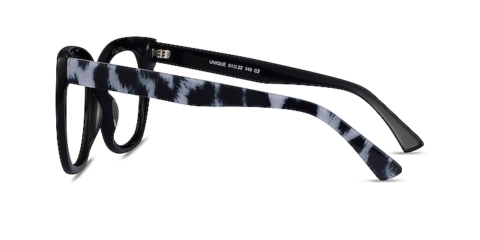 Unique Black & Panther Acetate Eyeglass Frames from EyeBuyDirect