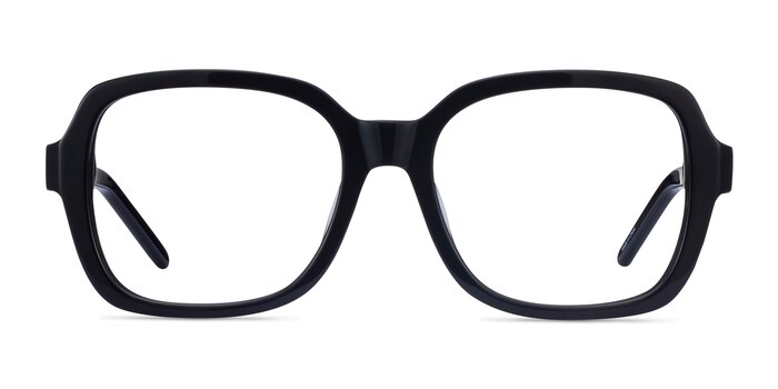 Renee Rectangle Black Full Rim Eyeglasses | Eyebuydirect