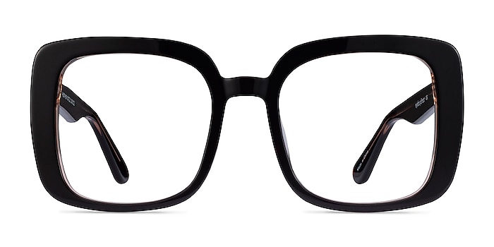 Heather Dark Coffee Acetate Eyeglass Frames from EyeBuyDirect