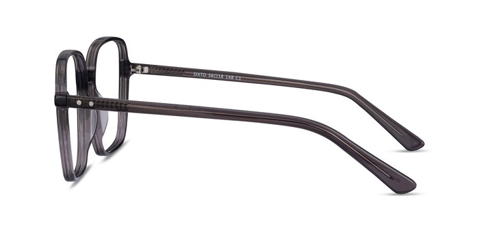 Sixto Gray Acetate Eyeglass Frames from EyeBuyDirect