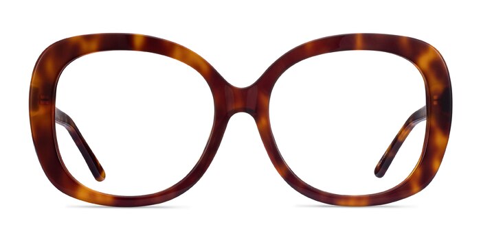 Pamela Tortoise Acetate Eyeglass Frames from EyeBuyDirect