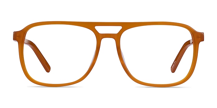 Russell Mellow Yellow Acetate Eyeglass Frames from EyeBuyDirect