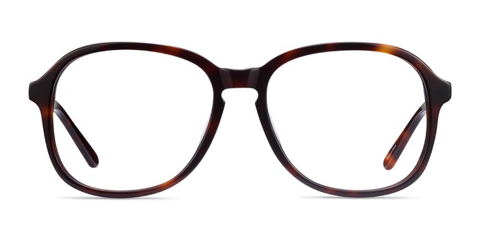 Randy Tortoise Acetate Eyeglass Frames from EyeBuyDirect