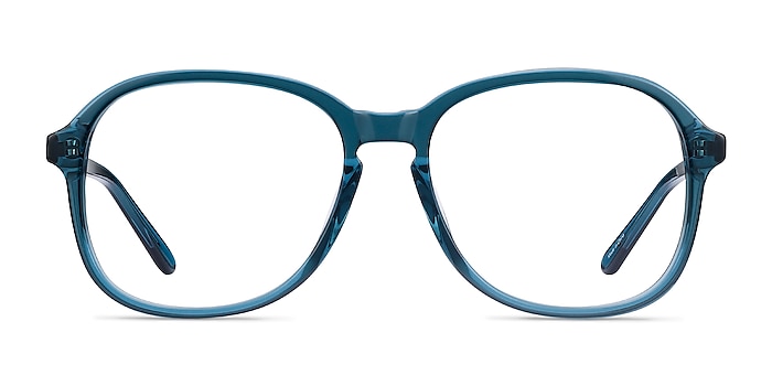 Randy Teal Acetate Eyeglass Frames from EyeBuyDirect