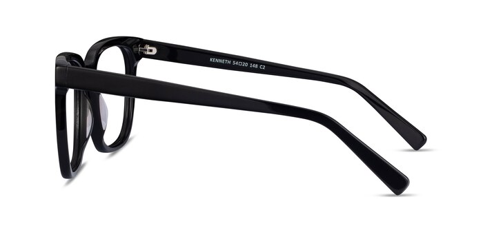 Kenneth Square Black Glasses for Men | Eyebuydirect
