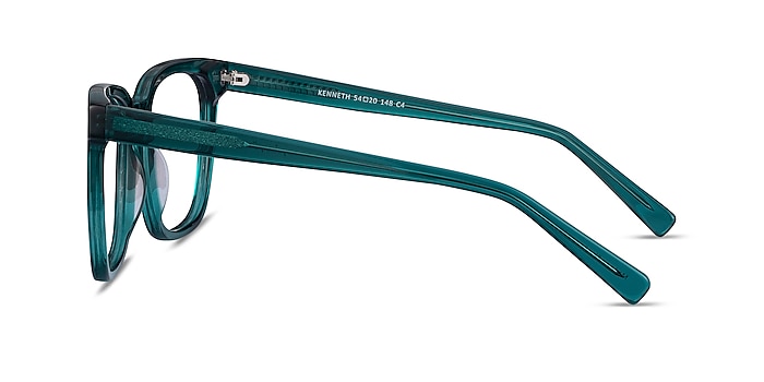 Kenneth Teal Acétate Montures de lunettes de vue d'EyeBuyDirect