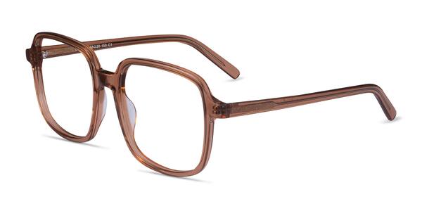 Clear Brown Gaston -  Acetate Eyeglasses