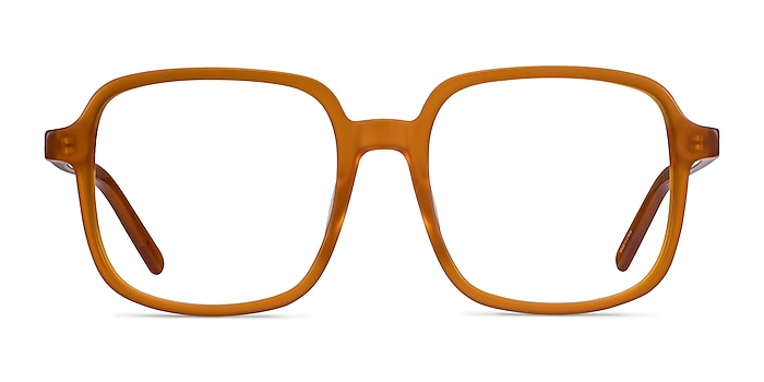 Gaston Mellow Yellow Acetate Eyeglass Frames from EyeBuyDirect
