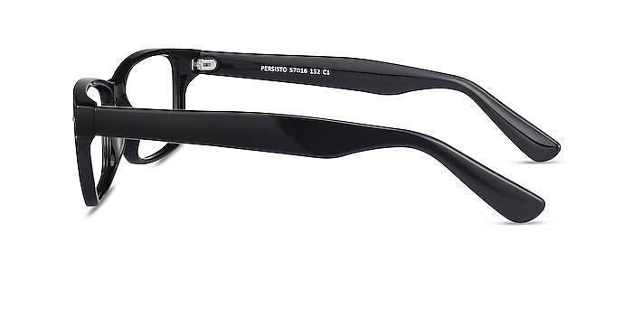 Persisto Black Plastic Eyeglass Frames from EyeBuyDirect