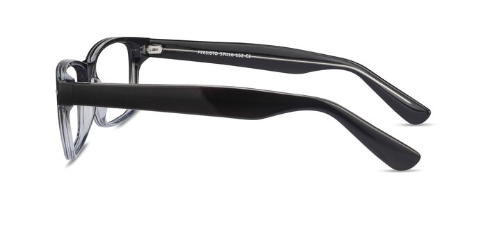 Persisto Black Clear Plastic Eyeglass Frames from EyeBuyDirect