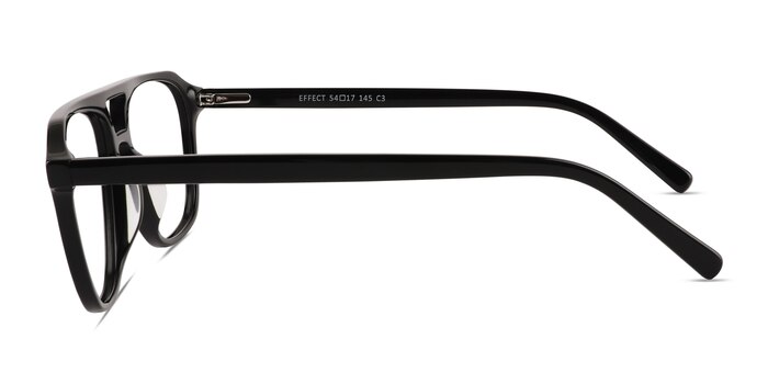 Effect Noir Acétate Montures de lunettes de vue d'EyeBuyDirect