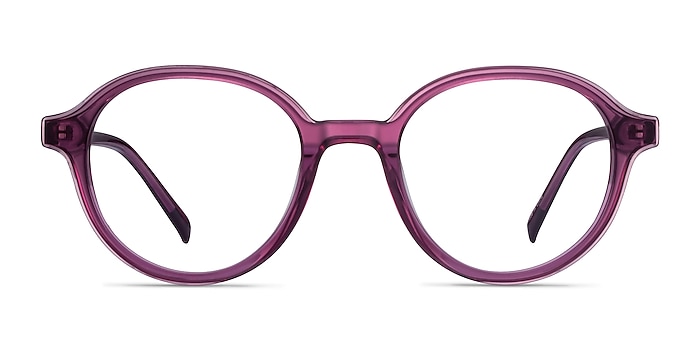 Satisfy Cassis Acetate Eyeglass Frames from EyeBuyDirect