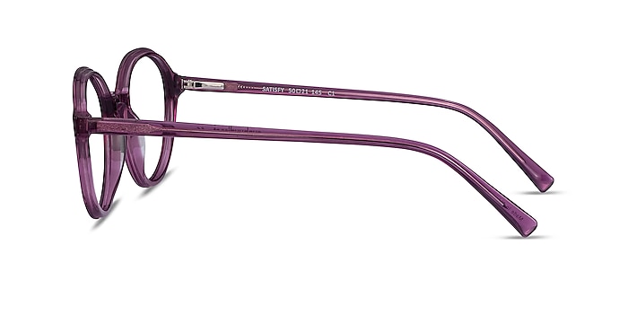 Satisfy Cassis Acetate Eyeglass Frames from EyeBuyDirect