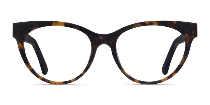 Paula Tortoise Acetate Eyeglass Frames from EyeBuyDirect