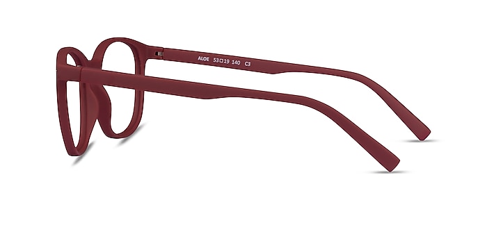 Aloe Crimson Plastic Eyeglass Frames from EyeBuyDirect