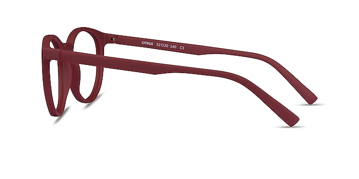 Citrus Crimson Éco-responsable Montures de lunettes de vue d'EyeBuyDirect