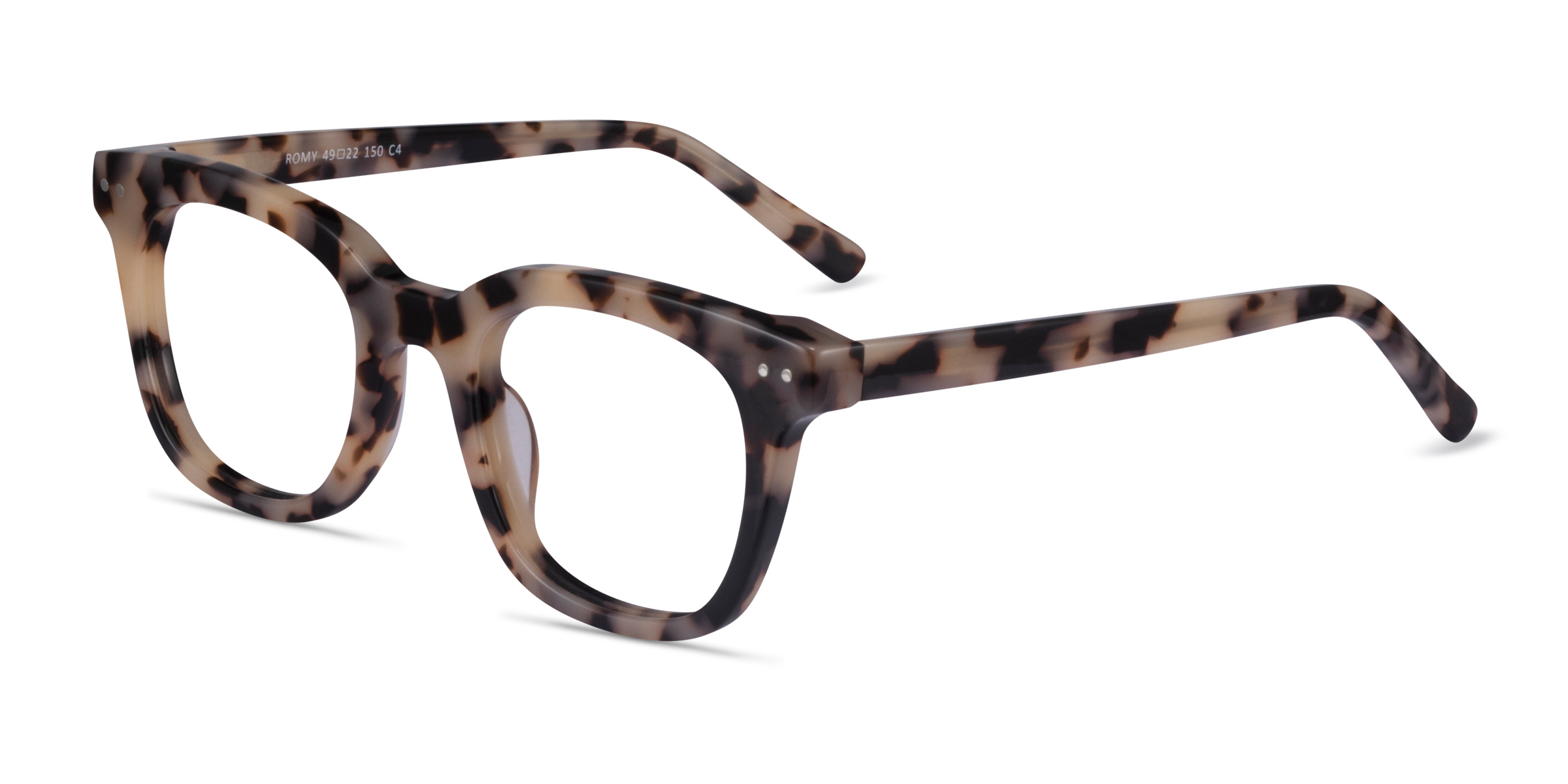 Romy Square Ivory Tortoise Full Rim Eyeglasses | Eyebuydirect