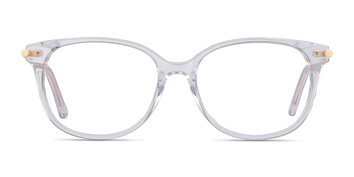 Jasmine Clear Acetate Eyeglass Frames from EyeBuyDirect