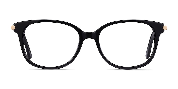 Jasmine Noir Acétate Montures de lunettes de vue d'EyeBuyDirect