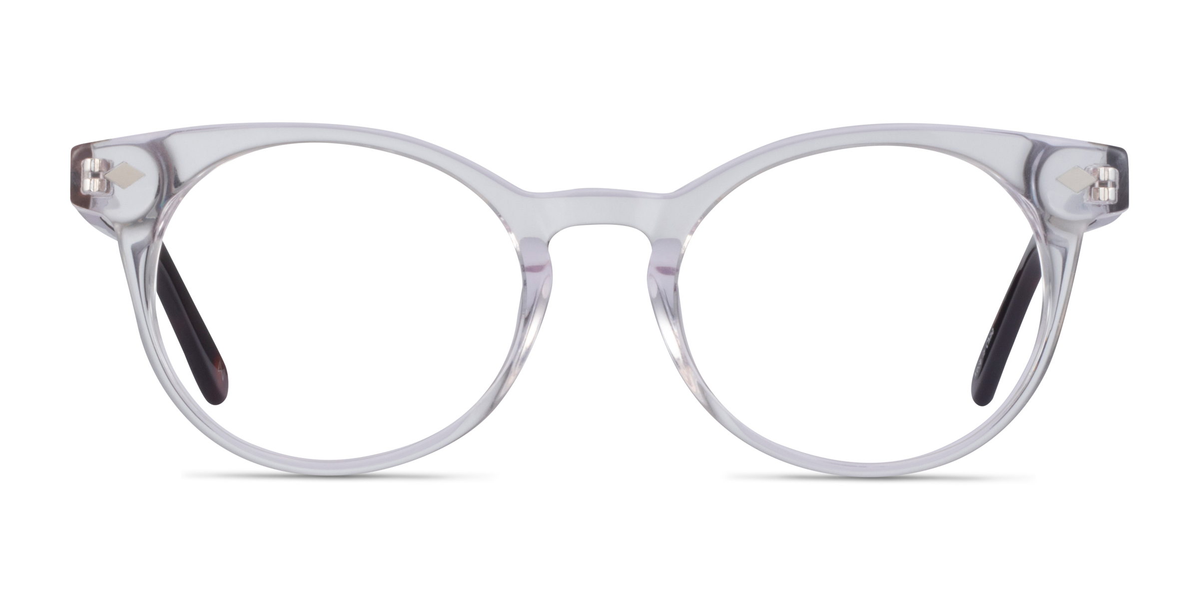 Concept Round Clear Tortoise Full Rim Eyeglasses | Eyebuydirect