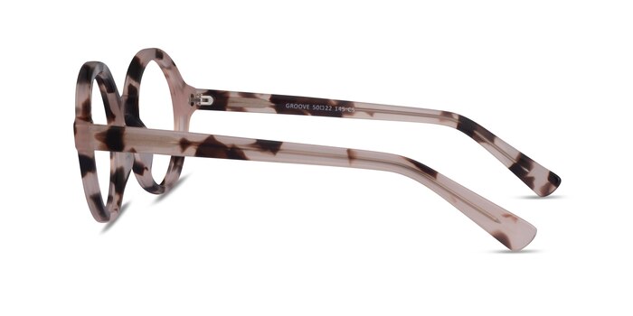 Groove Écaille ivoire Acétate Montures de lunettes de vue d'EyeBuyDirect