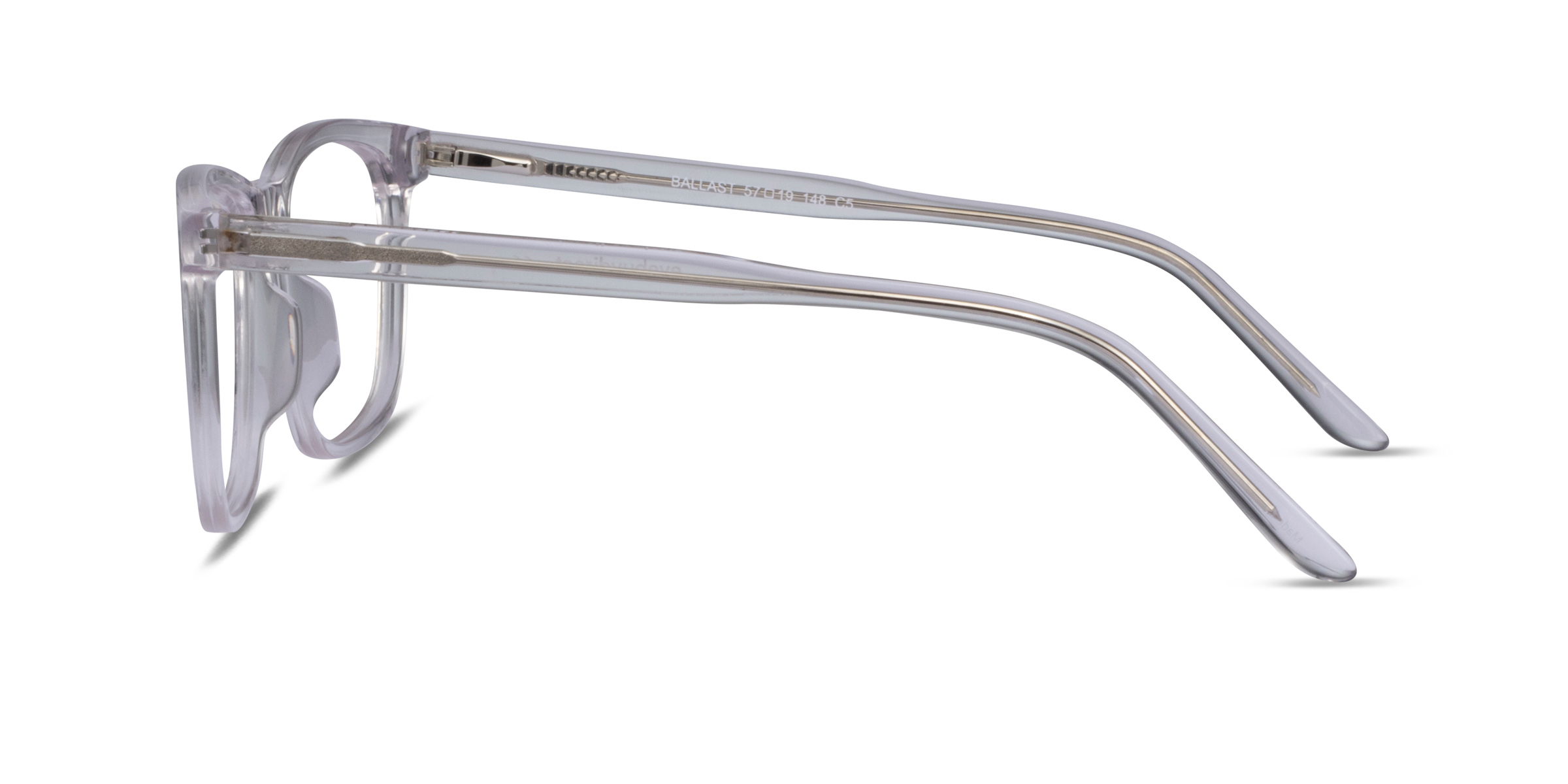 Ballast Rectangle Clear Glasses for Men | Eyebuydirect