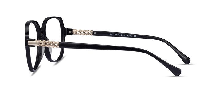 Precious Noir Acétate Montures de lunettes de vue d'EyeBuyDirect