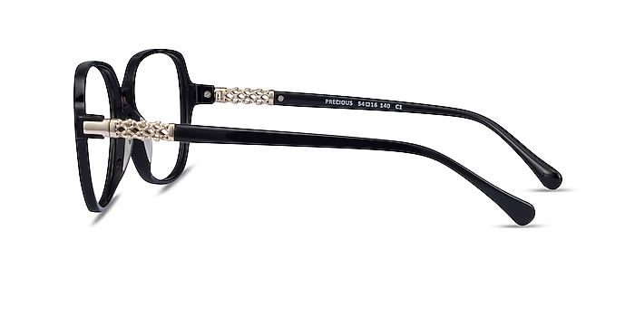 Precious Black Acetate Eyeglass Frames from EyeBuyDirect