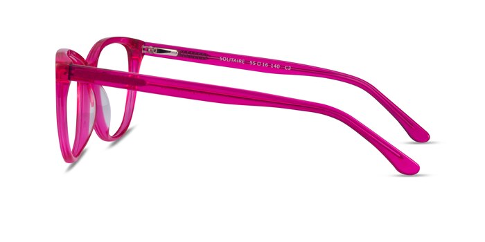 Solitaire Pink Acetate Eyeglass Frames from EyeBuyDirect