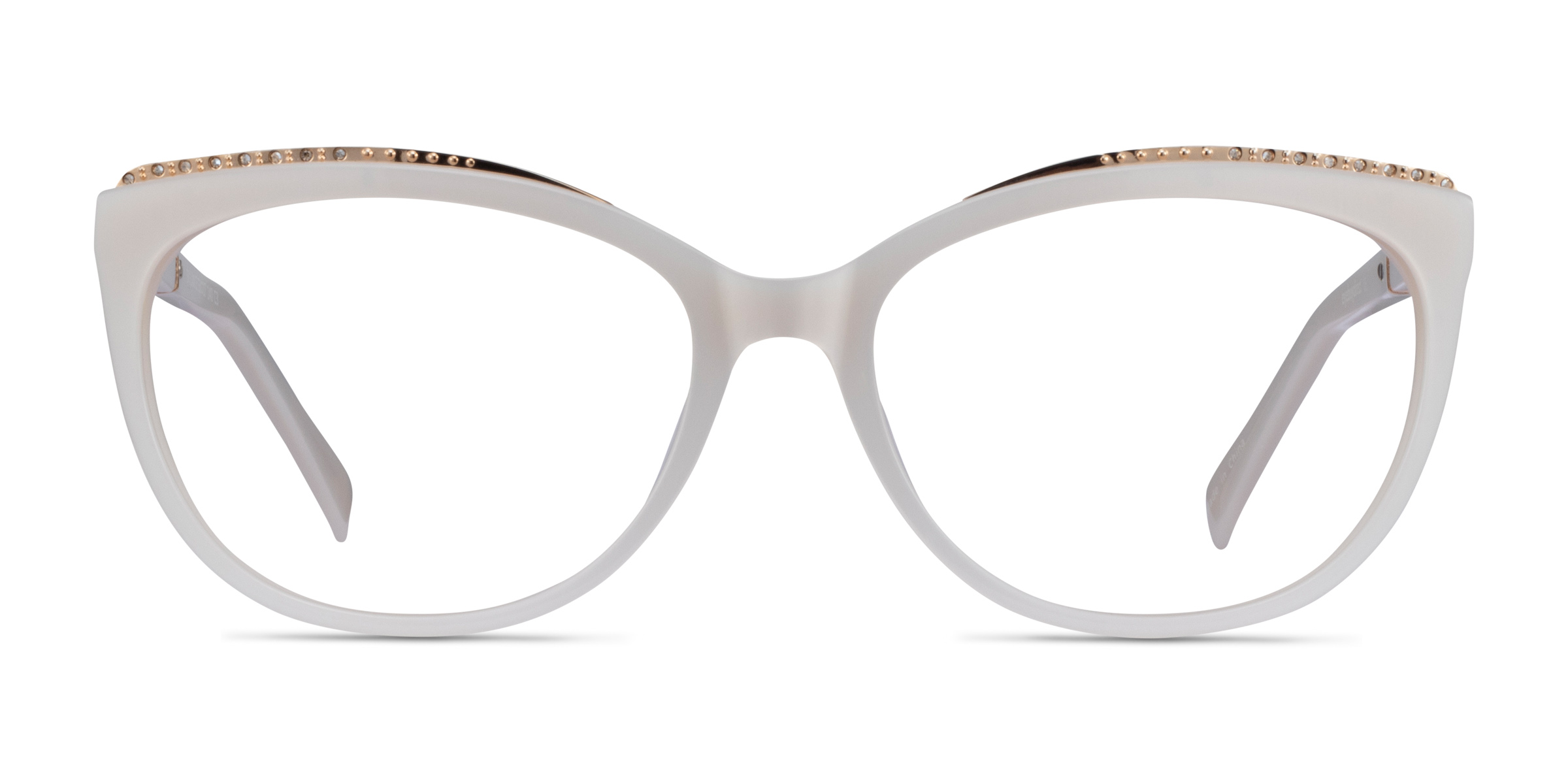 Brilliance Cat Eye White Glasses for Women | Eyebuydirect