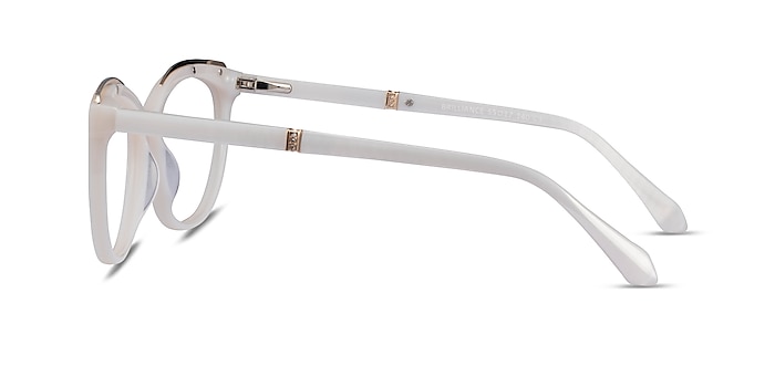 Brilliance Blanc Acétate Montures de lunettes de vue d'EyeBuyDirect