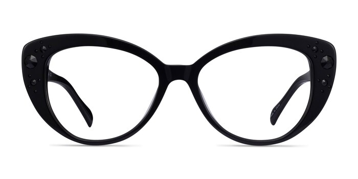 Diamond Noir Acétate Montures de lunettes de vue d'EyeBuyDirect