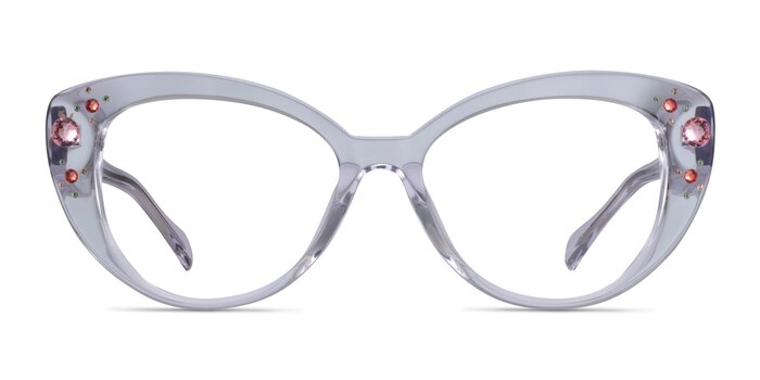 Diamond Clear Acetate Eyeglass Frames from EyeBuyDirect