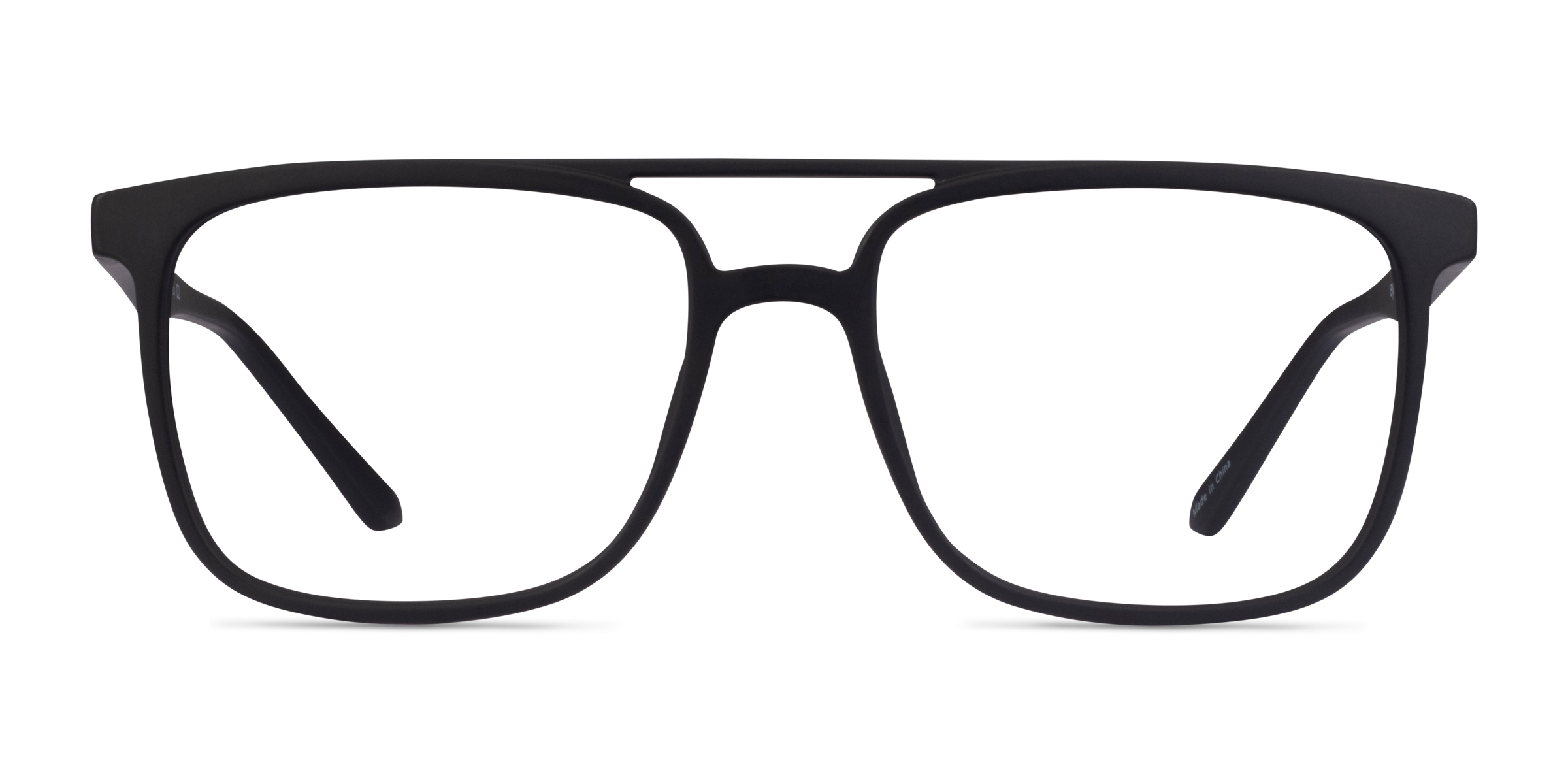 Between Aviator Matte Black Frame Glasses For Men EyeBuyDirect