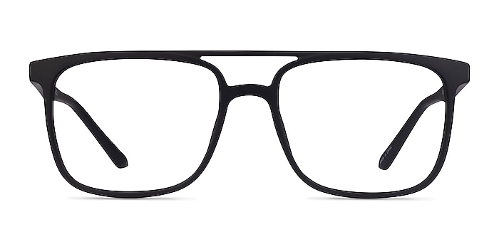 Between Matte Black Plastique Montures de lunettes de vue d'EyeBuyDirect