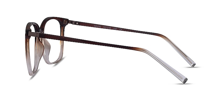 House Gradient Brown Plastique Montures de lunettes de vue d'EyeBuyDirect