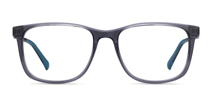Freeze Clear Gray Plastique Montures de lunettes de vue d'EyeBuyDirect