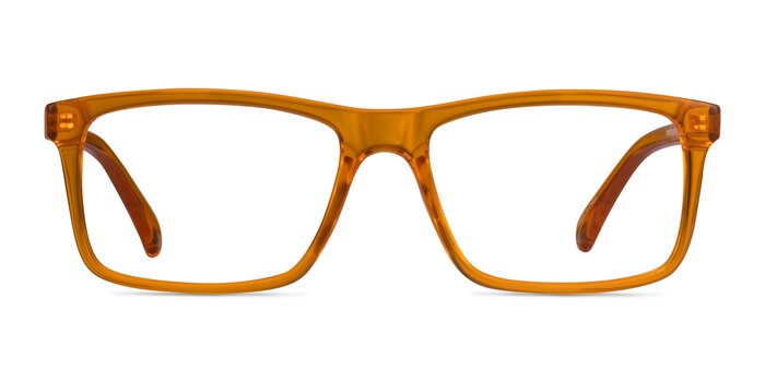Community Clear Orange Plastique Montures de lunettes de vue d'EyeBuyDirect