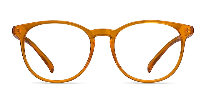 Rainbow Clear Orange Plastique Montures de lunettes de vue d'EyeBuyDirect