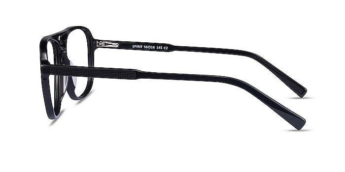 Spirit Black Acetate Eyeglass Frames from EyeBuyDirect