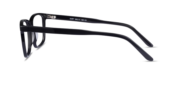 Shift Noir Acétate Montures de lunettes de vue d'EyeBuyDirect