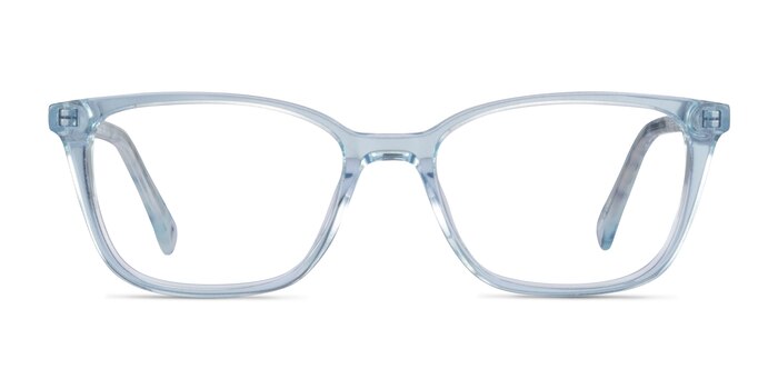 Cheesecake Clear Blue Acetate Eyeglass Frames from EyeBuyDirect