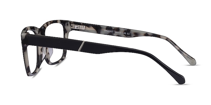Shuffle Black Ivory Tortoise Acétate Montures de lunettes de vue d'EyeBuyDirect