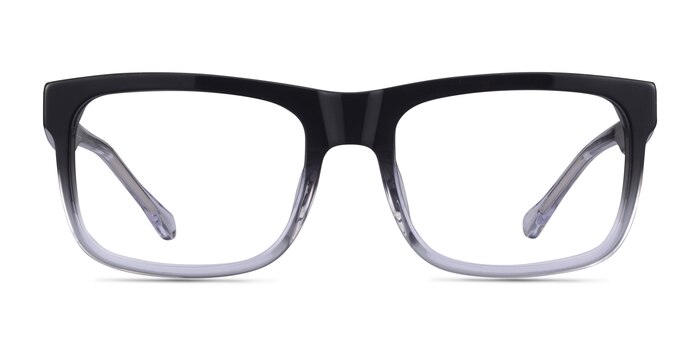 Ylem Black Clear Acétate Montures de lunettes de vue d'EyeBuyDirect