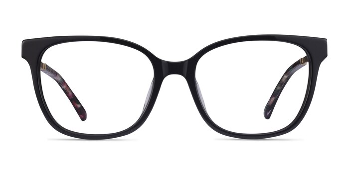 Miracle Black Gold Acetate Eyeglass Frames from EyeBuyDirect