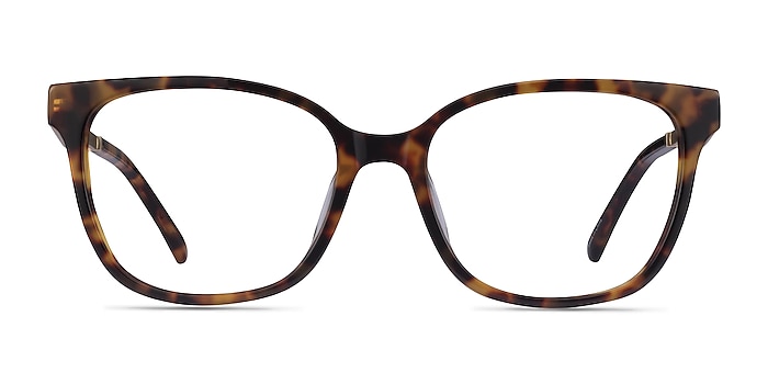 Miracle Tortoise  Gold Acetate Eyeglass Frames from EyeBuyDirect