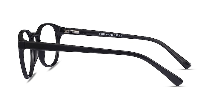 Cool Noir Plastique Montures de lunettes de vue d'EyeBuyDirect