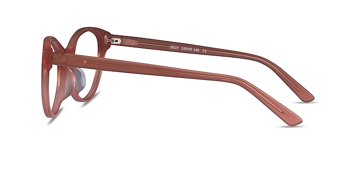 Dilly Pink Acetate Eyeglass Frames from EyeBuyDirect