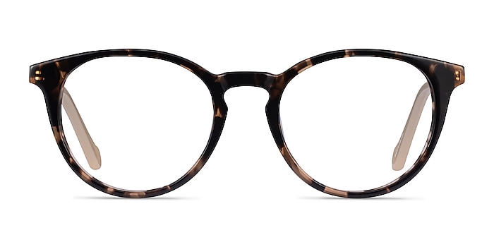 Amaze Tortoise Beige Acetate Eyeglass Frames from EyeBuyDirect